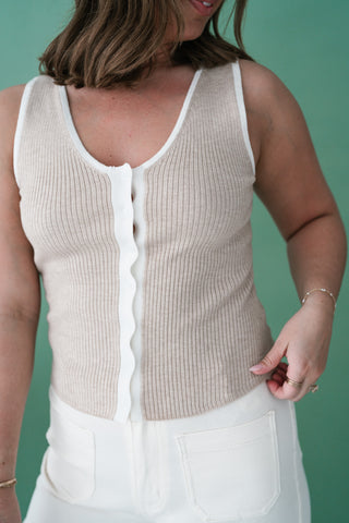 Current Classic Button Front Tank