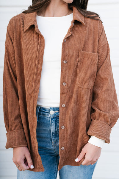 Fall Edition Corduroy Shacket