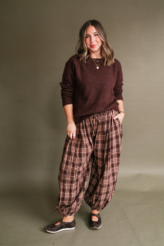 Chestnut Grove Long Sleeve Knit Sweater