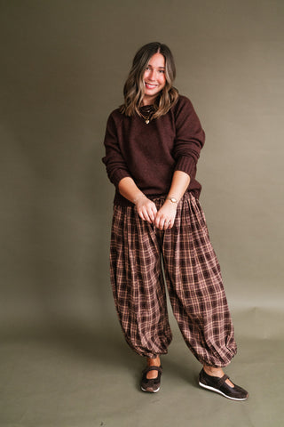 Chestnut Grove Long Sleeve Knit Sweater