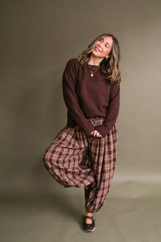 Chestnut Grove Long Sleeve Knit Sweater