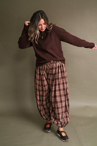 Chestnut Grove Long Sleeve Knit Sweater