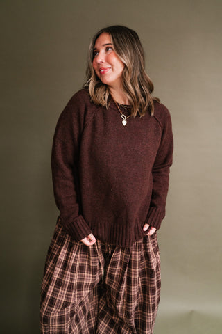 Chestnut Grove Long Sleeve Knit Sweater