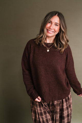 Chestnut Grove Long Sleeve Knit Sweater