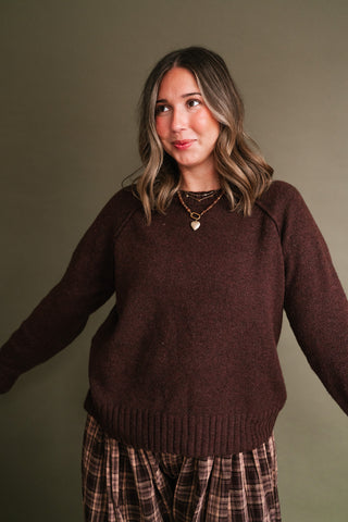 Chestnut Grove Long Sleeve Knit Sweater