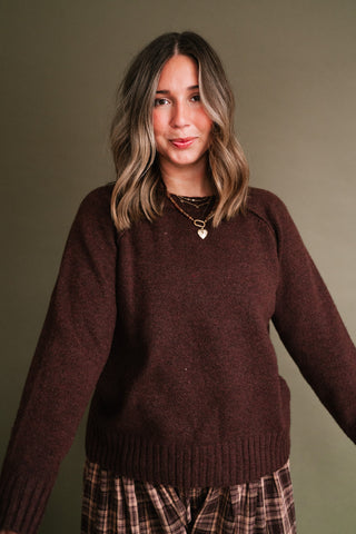 Chestnut Grove Long Sleeve Knit Sweater