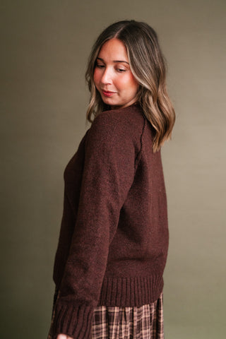 Chestnut Grove Long Sleeve Knit Sweater