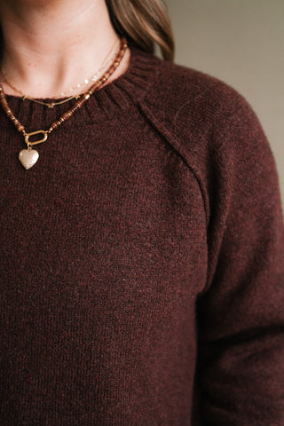 Chestnut Grove Long Sleeve Knit Sweater