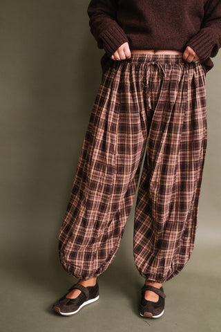 Harvest Moon Plaid Balloon Pants
