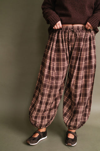 Harvest Moon Plaid Balloon Pants