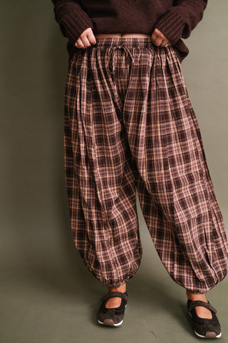 Harvest Moon Plaid Balloon Pants