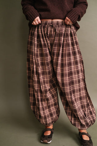 Harvest Moon Plaid Balloon Pants