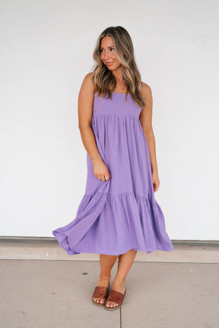 Violet Whisper Maxi Dress