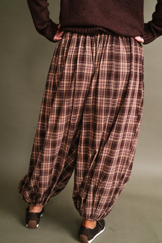 Harvest Moon Plaid Balloon Pants