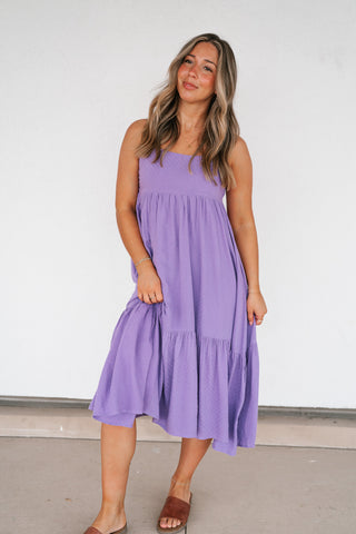Violet Whisper Maxi Dress