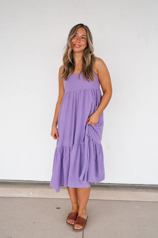Violet Whisper Maxi Dress