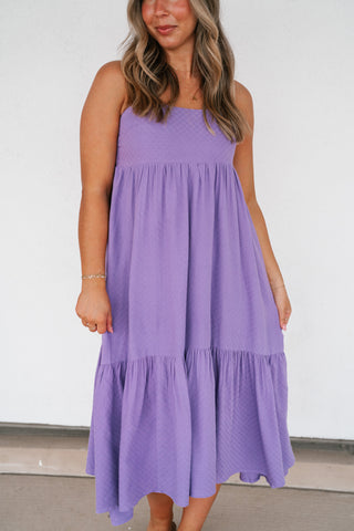 Violet Whisper Maxi Dress