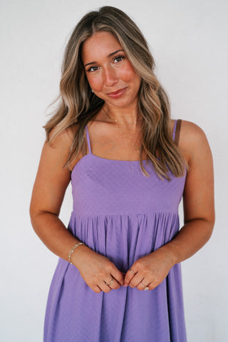 Violet Whisper Maxi Dress