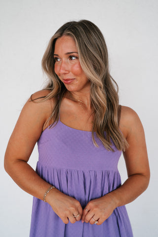 Violet Whisper Maxi Dress
