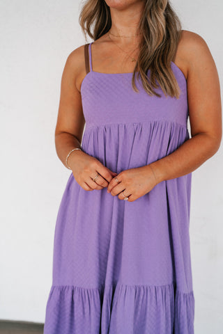 Violet Whisper Maxi Dress