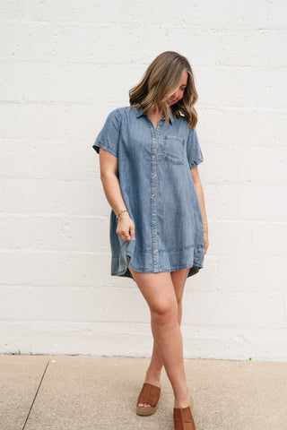Core Classic Denim Mini Dress