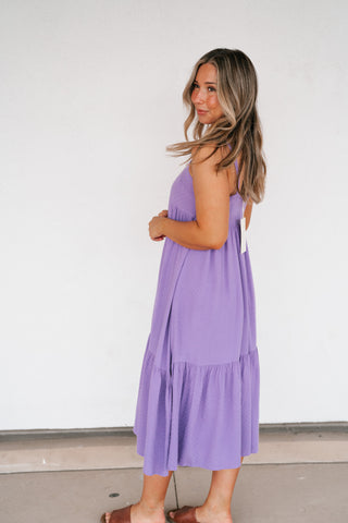 Violet Whisper Maxi Dress
