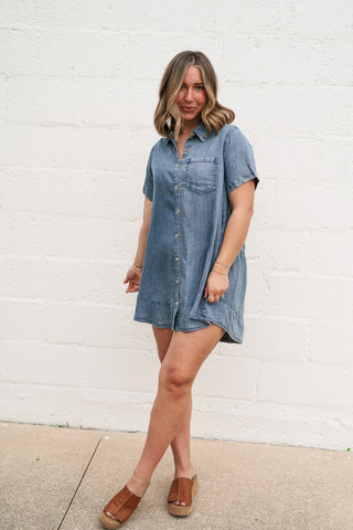 Core Classic Denim Mini Dress