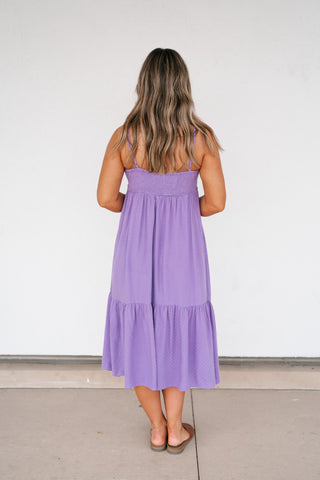 Violet Whisper Maxi Dress