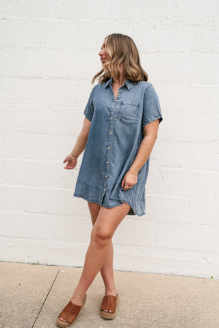 Core Classic Denim Mini Dress
