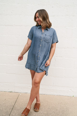 Core Classic Denim Mini Dress