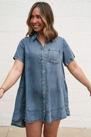Core Classic Denim Mini Dress