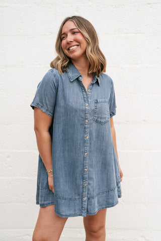 Core Classic Denim Mini Dress