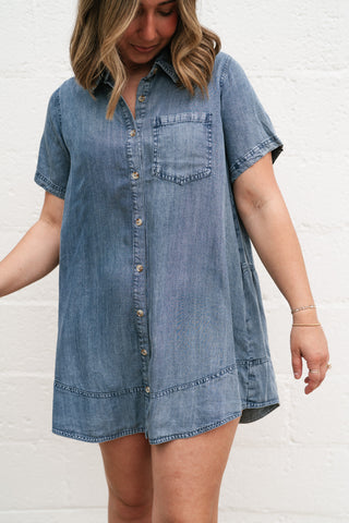 Core Classic Denim Mini Dress