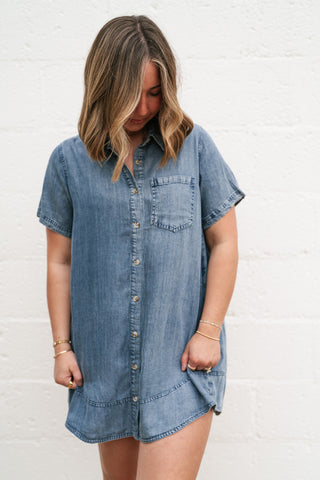 Core Classic Denim Mini Dress
