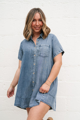 Core Classic Denim Mini Dress