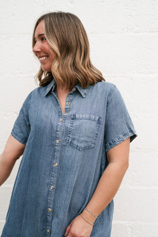 Core Classic Denim Mini Dress