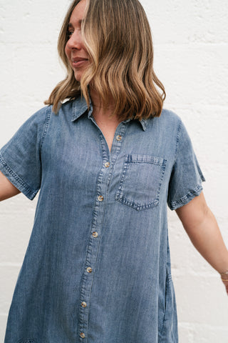 Core Classic Denim Mini Dress
