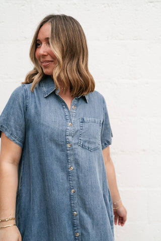Core Classic Denim Mini Dress