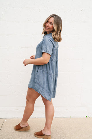 Core Classic Denim Mini Dress
