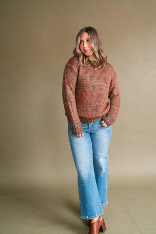 Golden Ridge Long Sleeve Knit Sweater