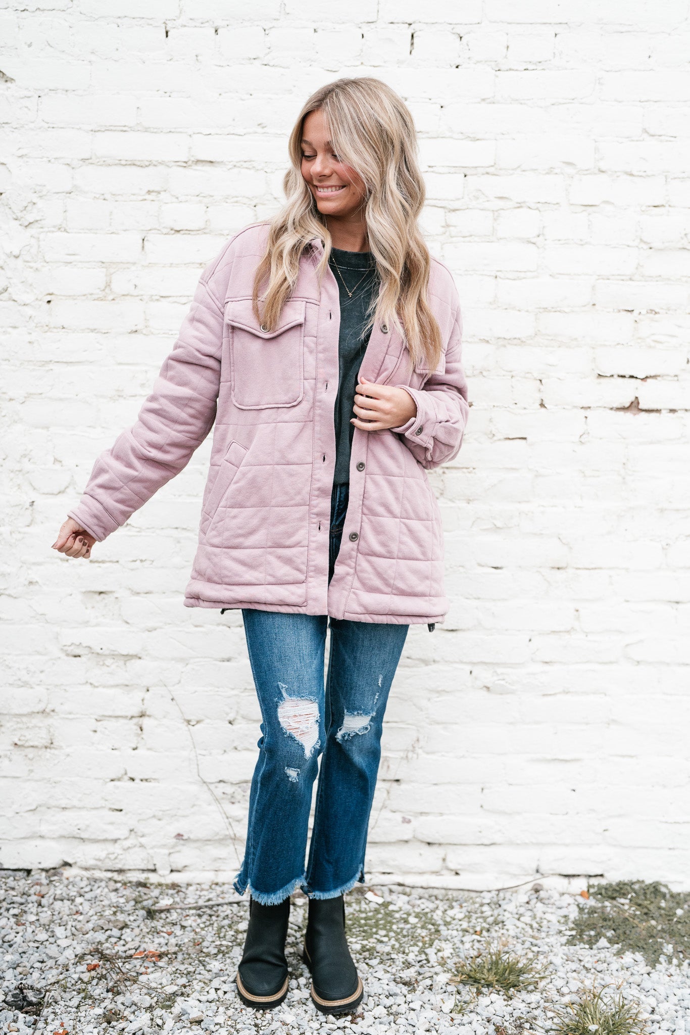 Cute In Quilted Jacket