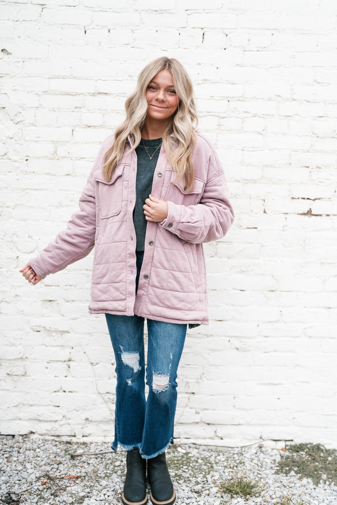 Cute In Quilted Jacket