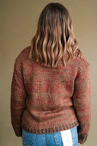 Golden Ridge Long Sleeve Knit Sweater