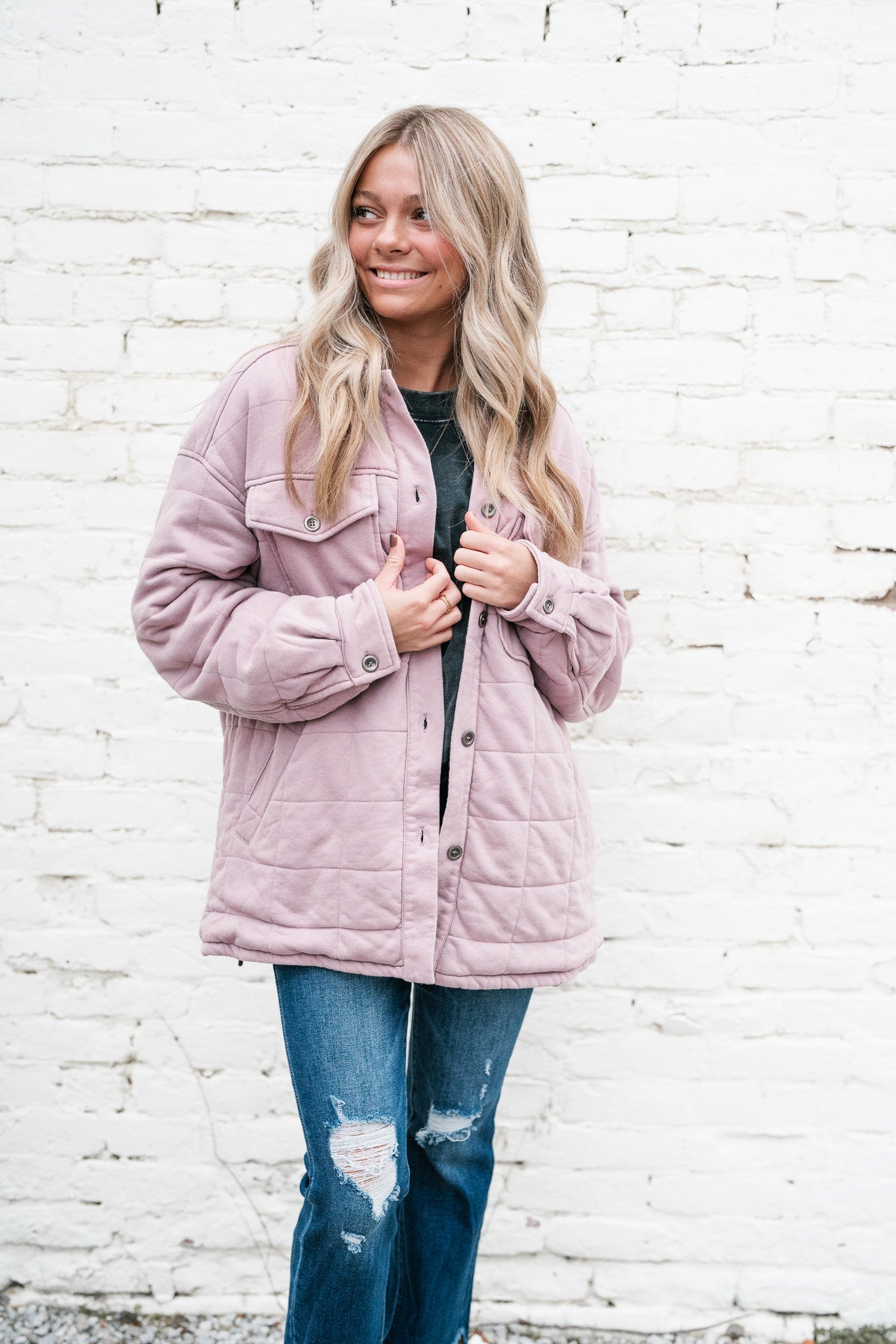 Cute In Quilted Jacket