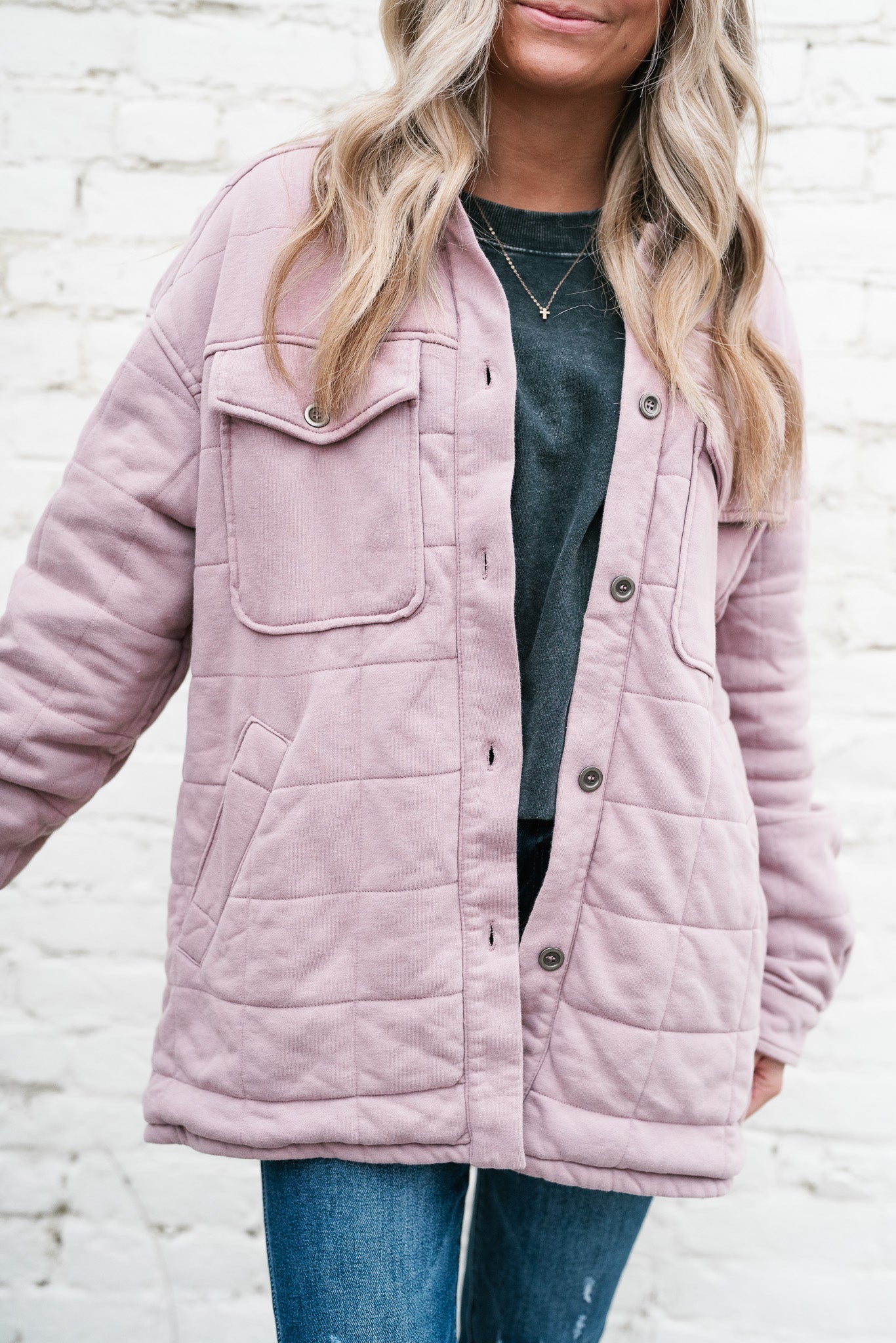 Cute In Quilted Jacket