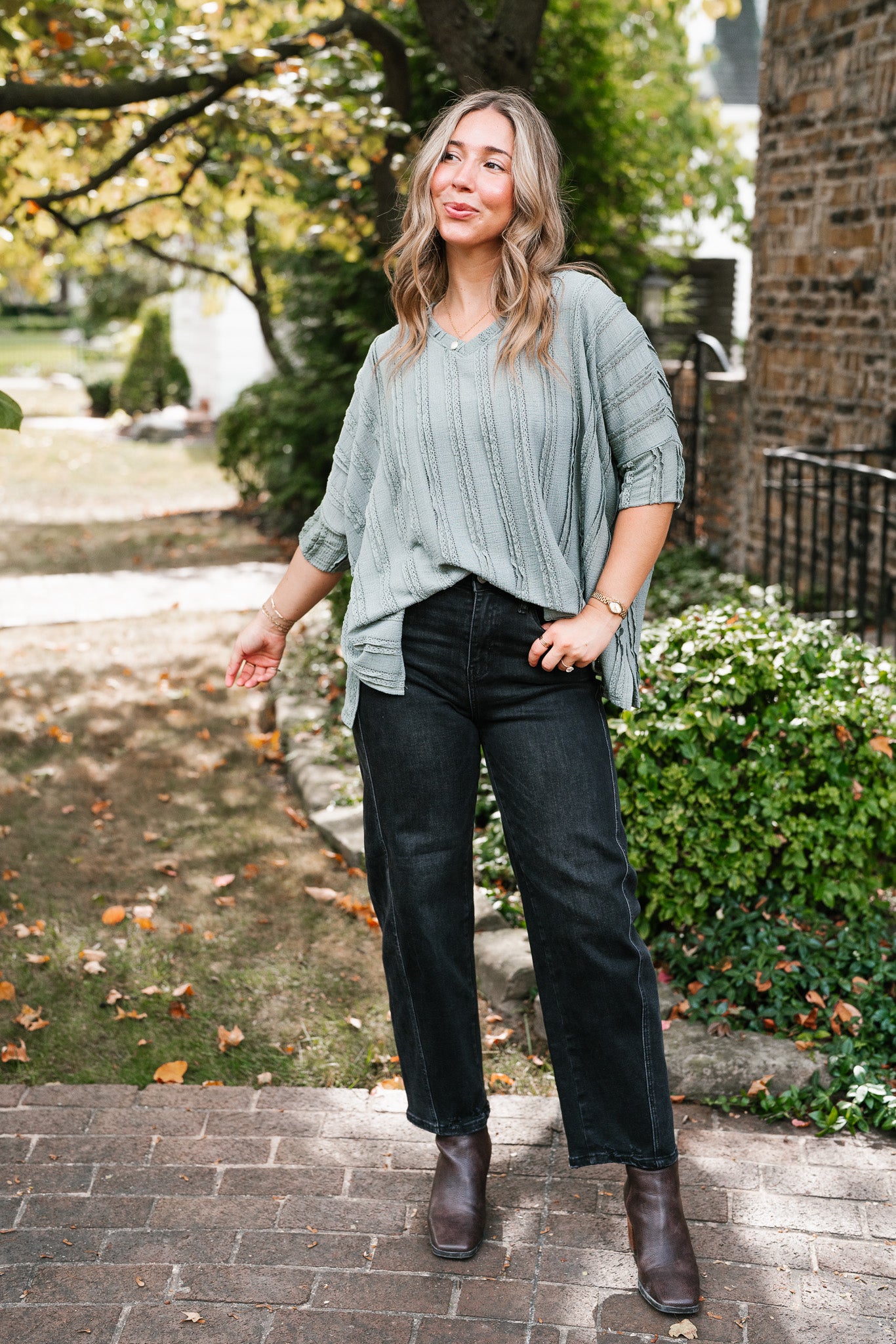 Willows Textured Relaxed Top