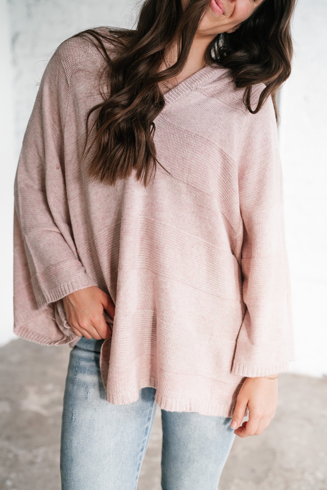 Act Natural Hooded Knit Top