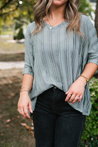 Willows Textured Relaxed Top