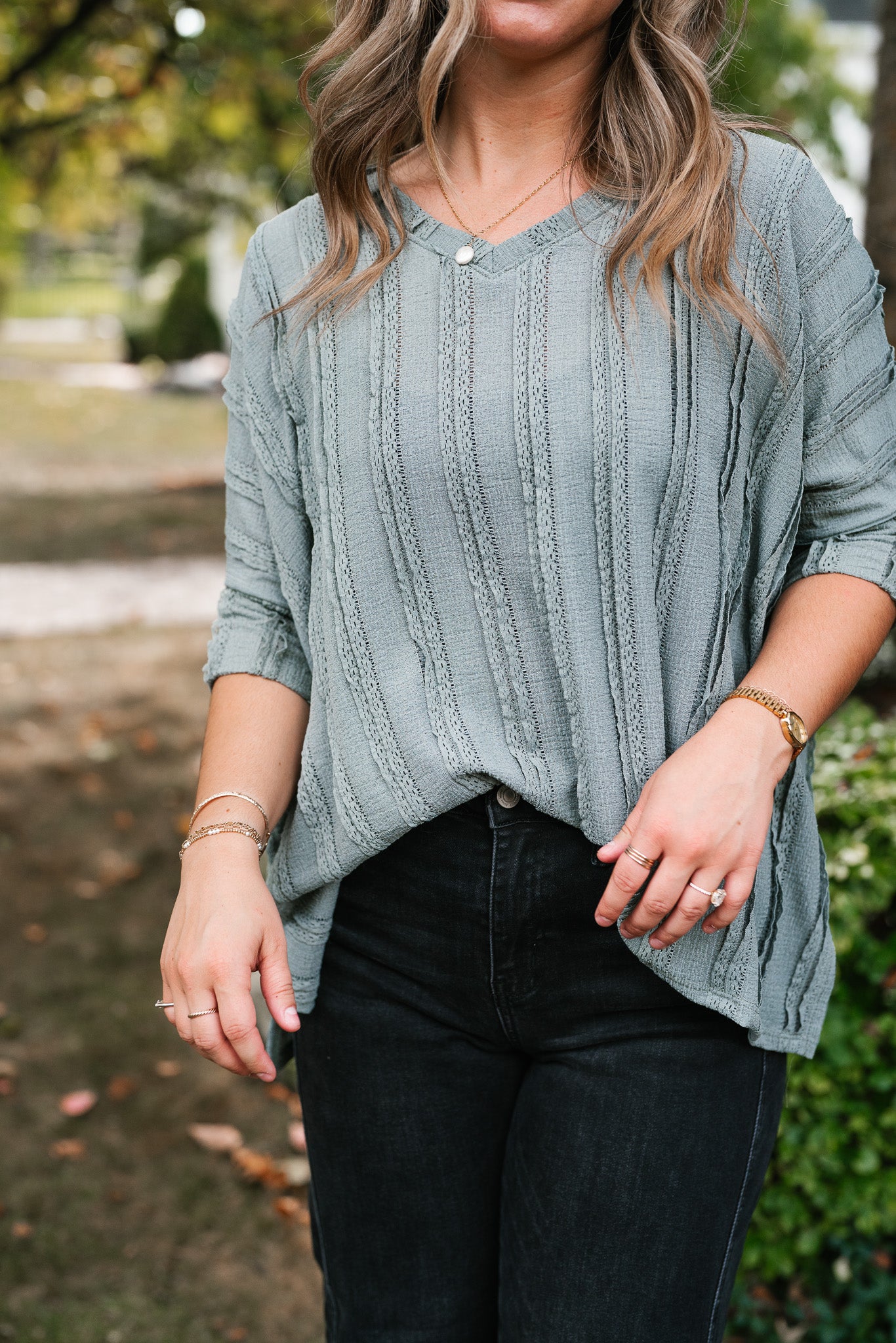 Willows Textured Relaxed Top