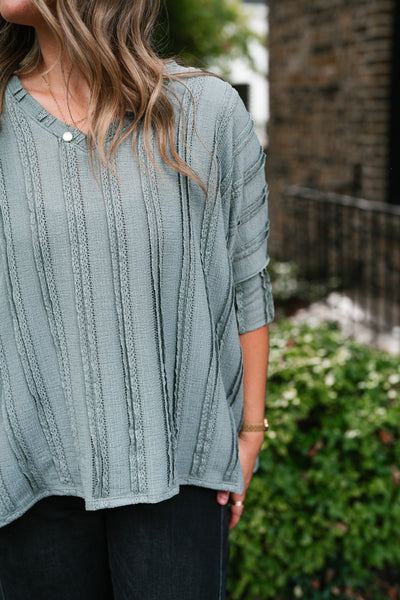 Willows Textured Relaxed Top